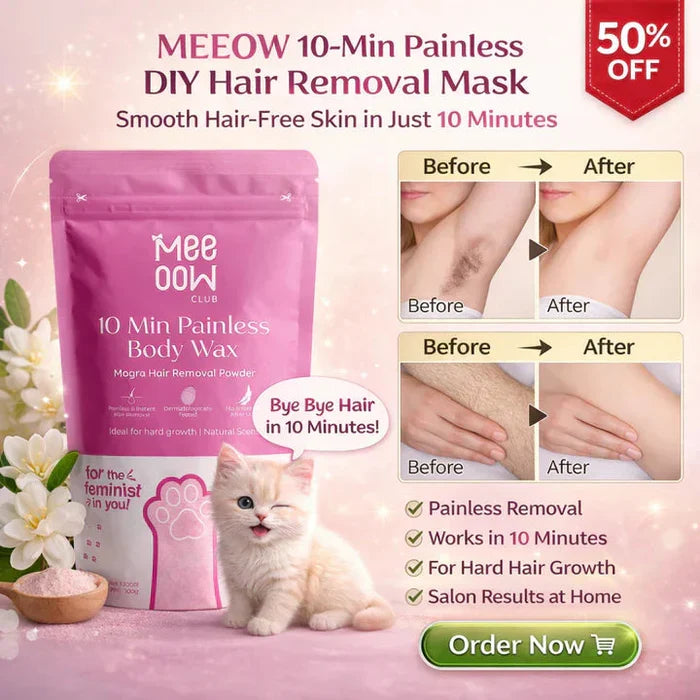 MeeooW Club 10-Min Painless Body Wax