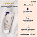 Flicka Silk Touch - 3 in 1 Moisturizer, Primer & Sunscreen for Face