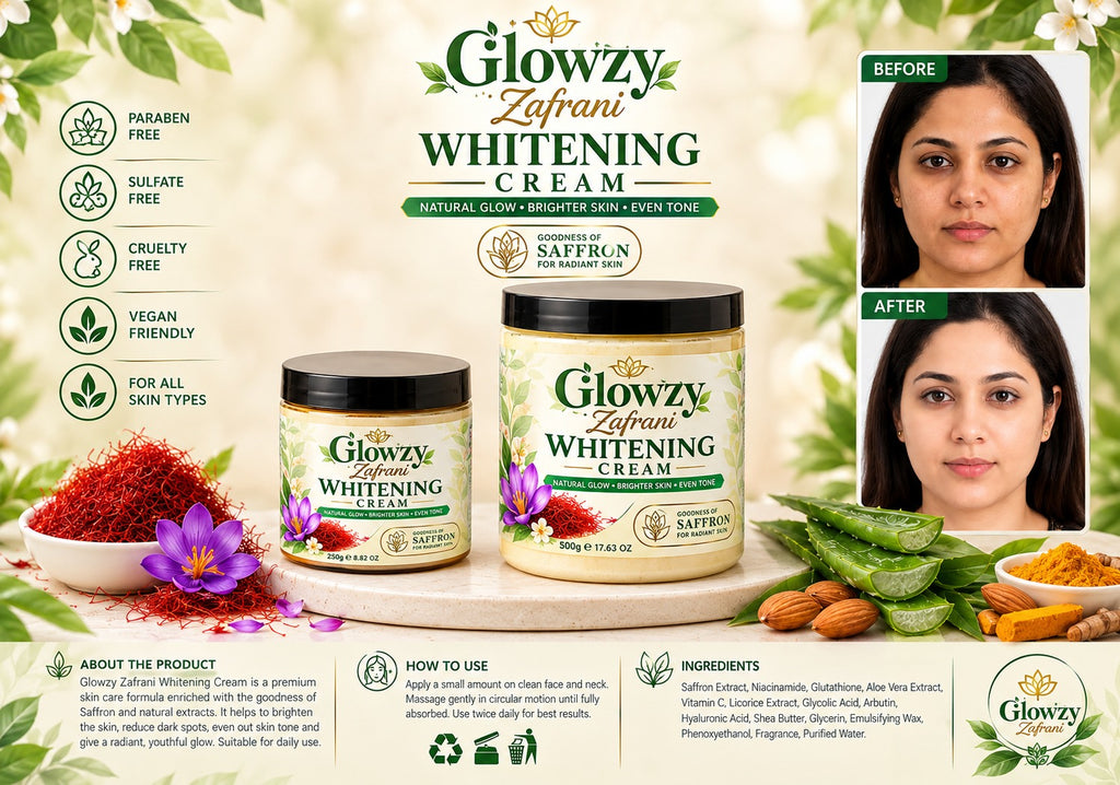 Glowzy Zafrani Brightening Cream (100% Results)